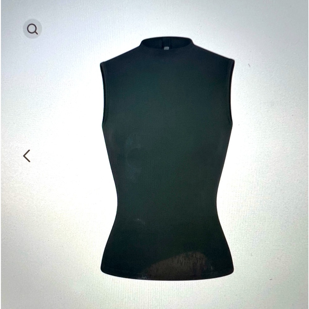 Skims outdoor Collection high neck Tank - color Ash ( dark Grey)